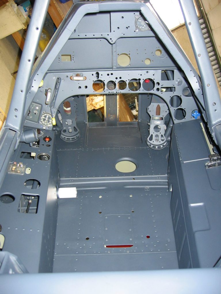 Cockpit, in restoration process
