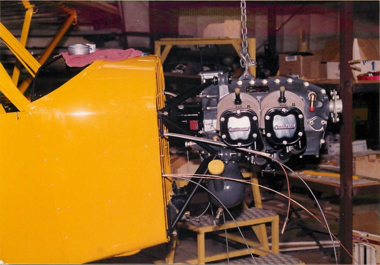 PiperCub11Installingengine GossHawk Unlimited, Inc.