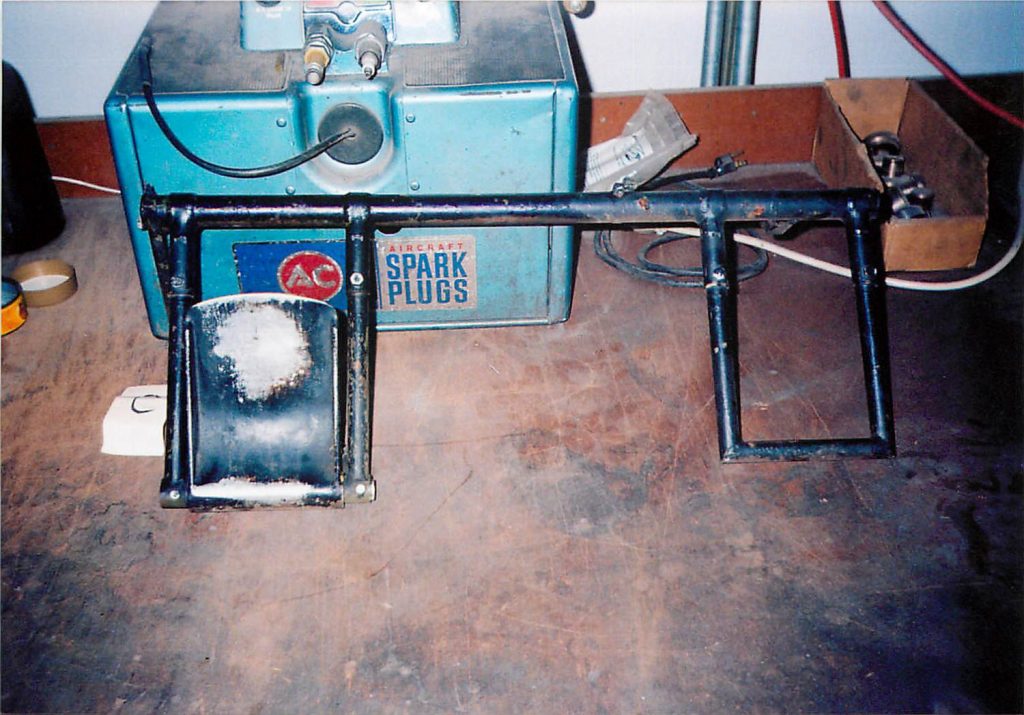 Rudder pedals, before restoration