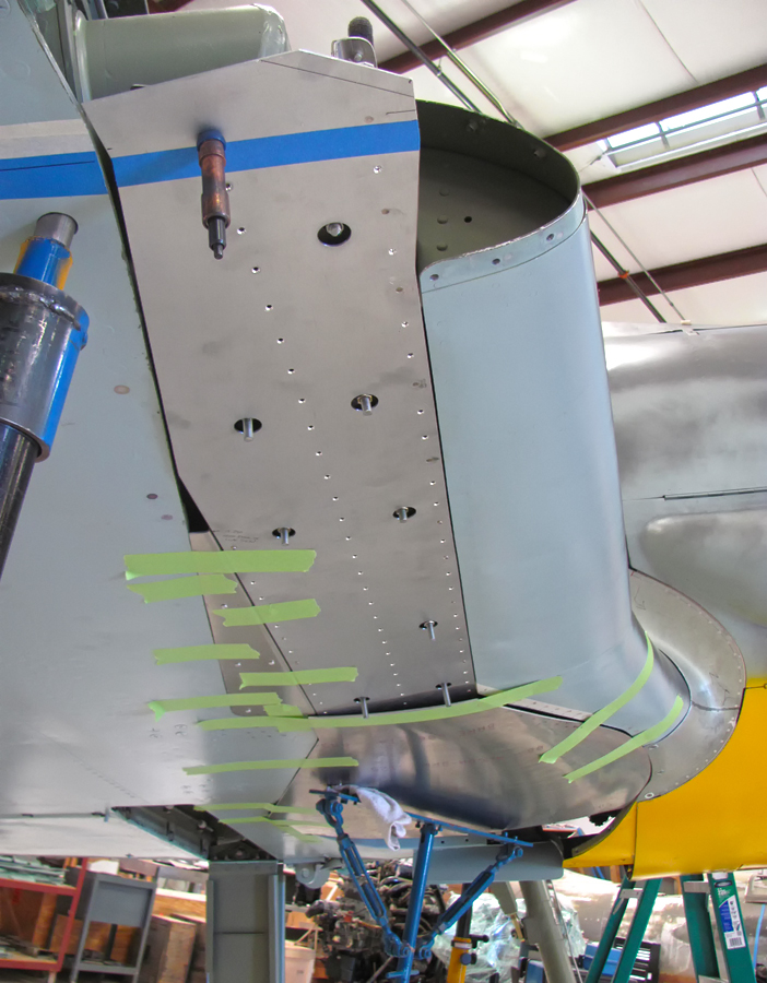 Landing gear door, fitting and fabricating