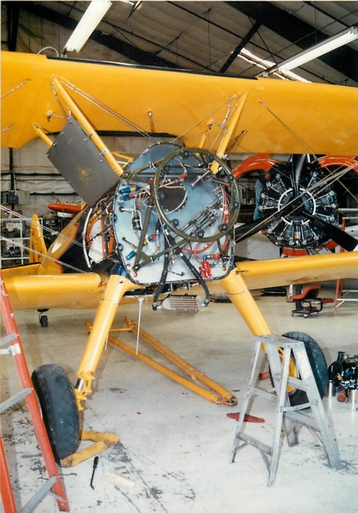 Stearman-2-Engine-removed-for-repair