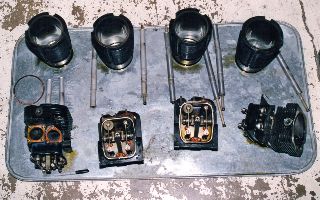 chipmunk-10-cylinders-removed-and-broken-down-to-repair-oil-leaks