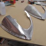 Restored aileron tip and fabricated aileron tip
