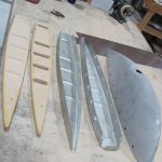 Forms, original and fabricated wing tip ribs and original cap