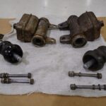 Brake master cylinders, before restoration