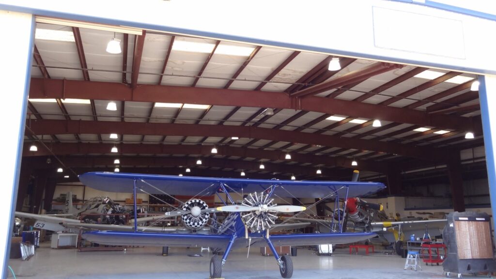 Focke-Wulf Fw 190 in hanger.