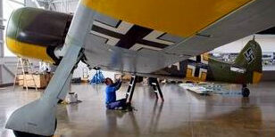 Photo of an old plane